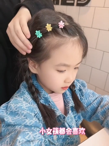 Mini Colorful Hair Clip Girl Hair Clip Gift Hair Claw Clip Baby Bangs Clip Hair Childrens Flower Klip Rambut Mini 迷你小夹子