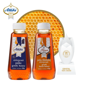 Attiki Greek Honey Forest Honey with Thyme Wild Flower & Herbs-470g Awarded Forest Honey