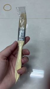 แปรงทาสีเสื้อ ขนสีน้ำตาล ขนแปรงคุณภาพ 5 หมาย เป็นหลายขนาด