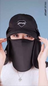SWAT F5 Nón trùm đầu tách rời nón lưỡi trai khuy bấm gắn khẩu trang che nắng chống nắng toàn diện đeo được nhiều kiểu