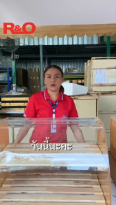 ตู้โชว์เบเกอรี่ 2 ชั้น ทรงโดมฝาโค้งพรีเมียม อะคริลิคใส 2 ชั้น พร้อมไม้รองโชว์ – สไตล์มินิมอล ขนาด 60x40xสูง40 cm.