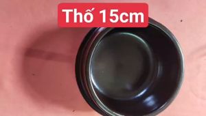 Bộ nồi / thố đất Donghwa 15 cm - 1.050 ml dùng làm cơm trộn mỳ cay có đế / không đế