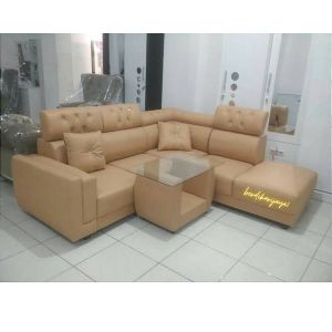 Sofa L hadres + meja free ongkir pengiriman wilayah bandung