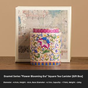 JISU | Highly Aesthetic and Sealed Moisture-proof Ceramic Tea Canister