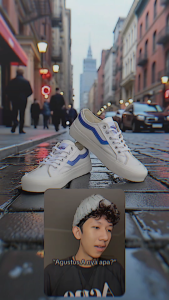 SABA Veloz Light Off White Blue - Sepatu Casual Pria Wanita 100% Original - VLZ 37