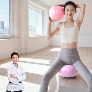 Thickened Yoga Ball Pilates Pelvic Floor Muscle Training Postpartum Recovery Core Sculpting Fitness Equipment