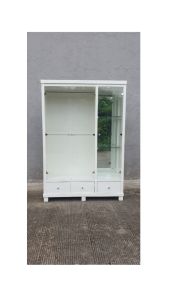 lemari 3P kaca Gamis