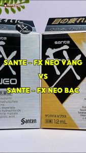 Sante Neo/FX V+ Eye Drops 12ml - Moisturizing Eye Care Supplement with Vitamin E B2 B6 - Made in Japan