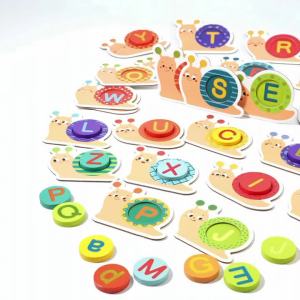 Đồ Chơi Gỗ Montessori Phân Loại Màu Sắc Và Ghép Chữ Cái Hình Ốc Sên Đồ Chơi Giáo Dục Sớm Cho Trẻ Mới Biết Đi Hoạt Động Học Tập Mầm Non