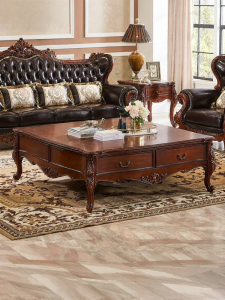 European Retro Square Coffee Table