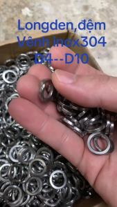 20Cái Long đền Vênh INOX 304 M3M4M5M6M8M10 lắp máymóc sửa chữa