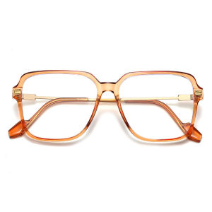 JN IMPRESSION New anti blue light glasses for women Large frame anti radiation eyeglass frame for women