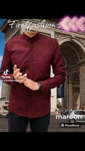 KEMEJA POLOS COUPLE SERAGAM KELUARGA AYAH DAN ANAK LENGAN PANJANG