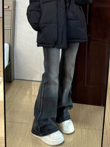 American Style High Waist Bell Bottom Jeans Womens Slimming Stretchy Denim Pants Bootcut Trousers Casual Wear All Seasons