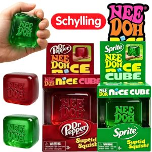 Schylling NeeDoh Nice Cube Squishy Soft Sensory Fidget Toy Stress Relief Anxiety Relief for Adults and Kids