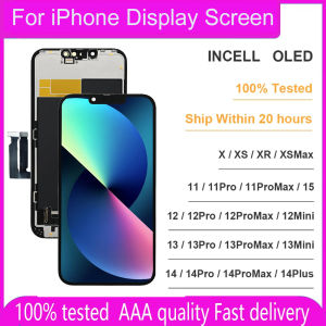 INCELL For iPhone X LCD XR XS Max OLED For iPhone 11 12Pro Display 12 13 MINI 13 PRO MAX Display 14 Pro Max 15 Replacement Parts