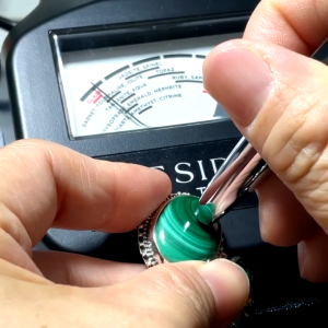 KJ813 สร้อยข้อมือ Natural Malachite หินปกป้องคุ้มครอง ความยาว 7 นิ้ว