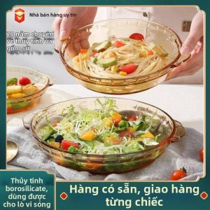 Dụng Cụ Nấu Ăn Bằng Kính Chống Nhiệt Dùng Để Nướng & Lò Vi Sóng