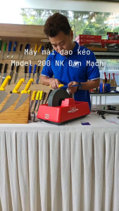 Model 200 máy mài dao đá nước nhập khẩu Châu Âu mài dao sắc bén tiết kiện điện màu đỏ