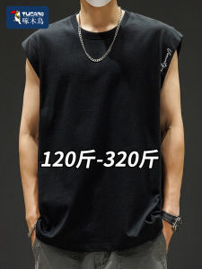 TUCANO Summer New Loose Sleeveless Thin T-Shirt plus Size Fat People Top Breathable Comfortable Polyester Casual round Neck