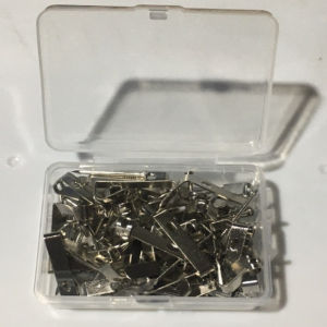 40sets/box Wood Wall Hook Photo Metal Picture Hanger DIY for Nailing Painting Frame Hanger Wall Picture Holder