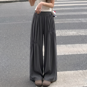 AIYITI | Silk-like Loose Drapey Fashion Casual Skirt Pants for Plus Size
