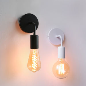Nordic Modern Wall Lamp: A Stylish Iron Black E27 Indoor Lighting Solution