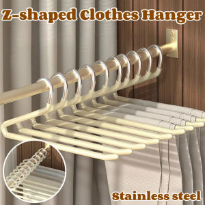 Goose Type Dip Plastic Pants Rack Wardrobe Dormitory Telescopic Z Type WOMENS Clothes Rack