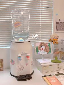 Cây nước nóng lạnh mini để bàn bình nước nóng tiết kiệm điện có công tắc bật nóng lạnh