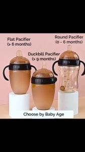 Thyseed Wide Neck Soft Silicone Milk Bottle 240ml/300ml