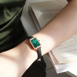 OLEVS | Elegant Luxury Green Square Ladies Watch
