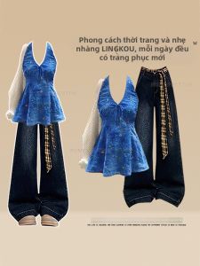 NUMEN BUTTON | Slimming Youthful Two Piece Set
