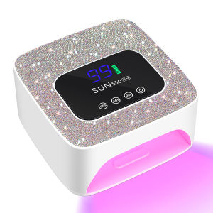 DianaBeauty 180W Rechargeable UV LED Nail Lamp 57 LEDS Cordless Gel Polish Drying Lamp For Manicure Professional Salon Tools