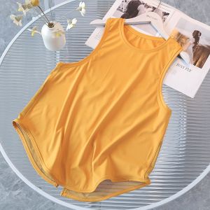 Quick Dry Breathable Mesh Yoga Vest Summer Fitness Sports Top Slimming Pilates Gymnastics Tank Top Womens Summer Yoga Wear