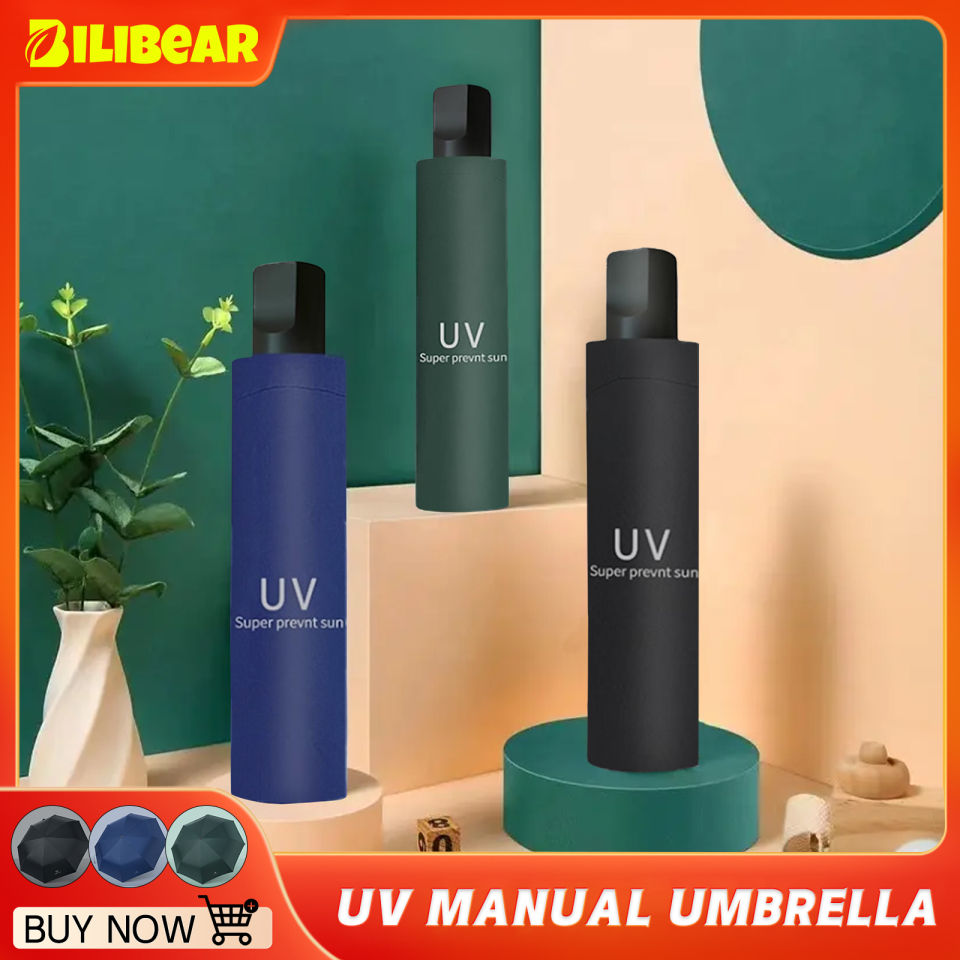 ☔UV folding umbrella for both rain and light windproof and sunshade umbrella business umbrella☔