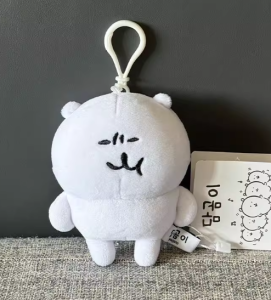 Bandai | Cute Joke Bear Anime Plush Keychain Polar Bear Valentine Rose Series Kawaii Soft Stuffed Bag Pendant Exquisite Birthday Gift