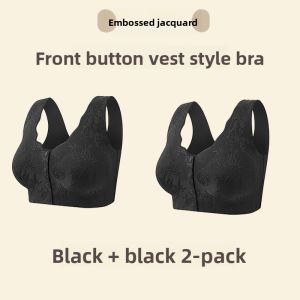 JIFANPAUL | No Trace Front Opening Underwire Free Backless Push-up Bra