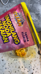 Real Clean Bubuk Ampuh Penghilang Noda Pakaian Jamur Baju Kotoran Membandel 450 Gr