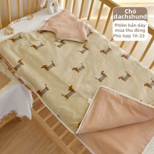 ANYOUBI | Túi Ngủ Chống Đá Cotton Muslin Cho Bé Tất Cả Các Mùa