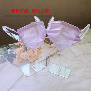 Three-Layer Mask Display Stand Pharmacies Mask Display Shelf Trade Show Stand Childrens Mask Storage Box Rotatable Mobile Detachable Plastic