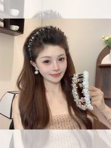 Autumn Winter Luxury Womens Hairband Large Curl Headband Hair Accessory  out Japanese Korean Style Fashionable Hairpin