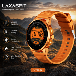laxasfit | 2026 New Smart Watch 1.52" HD Display Bluetooth Calling Dual Flashlight Multi Sports Fitness Tracker