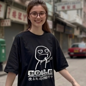 DLLM Dri-Fit Cotton Graphic T-Shirt Video Game Tee Anime Tshirt Outdoor Casual Family Couple Mother Parody Hong Kong Singapore