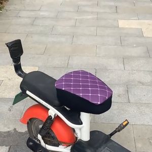 Cover Sarung Bungkus Jok Sepeda Listrik Universal Pelindung Sadel Sepeda Listrik Set Depan Dan Belakang