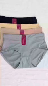 ESUNA ผ้าคุณภาพสูง กางเกงในสำหรับผู้หญิง กางเกงในแฟชั่นฤดูร้อน ผ้าเรียบ สวมใส่สบาย