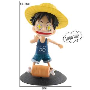 Mô hình One Piece - Luffy mũ rơm - Mẫu 4 nhân vật Luffy tùy chọn - Cao 14cm - Mô hình cực chắc tay to nặng nét đẹp