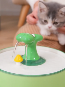 Máy uống nước cho chó mèo lọc tự động bằng gốm sứ Cây Non cắm điện đầu USB