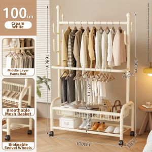 HAOMEIJIA | Portable Multiuse Clothes Rack