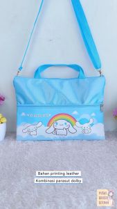 Tas Les 2 Ruang Seri Sanrio: Sling Bag Jinjing Anak & Tas Souvenir Sekolah