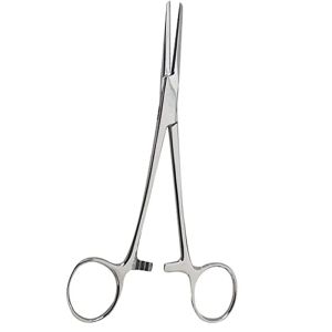 1pc Stainless Steel Hemostatic Forceps Surgical Forceps Tool Hemostat Locking Clamps Forceps Fishing Pliers Curved/Straight Tip